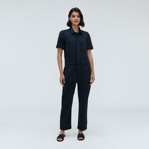NWT Everlane The Supersoft Jean Coverall in Ink Wash